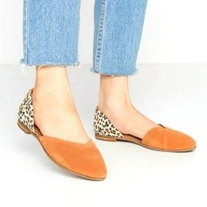 TOMS Julie D'Orsay Leopard Print Flats